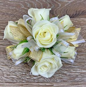Golden Beauty Wrist Corsage