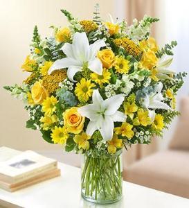Yellow and White Elegance